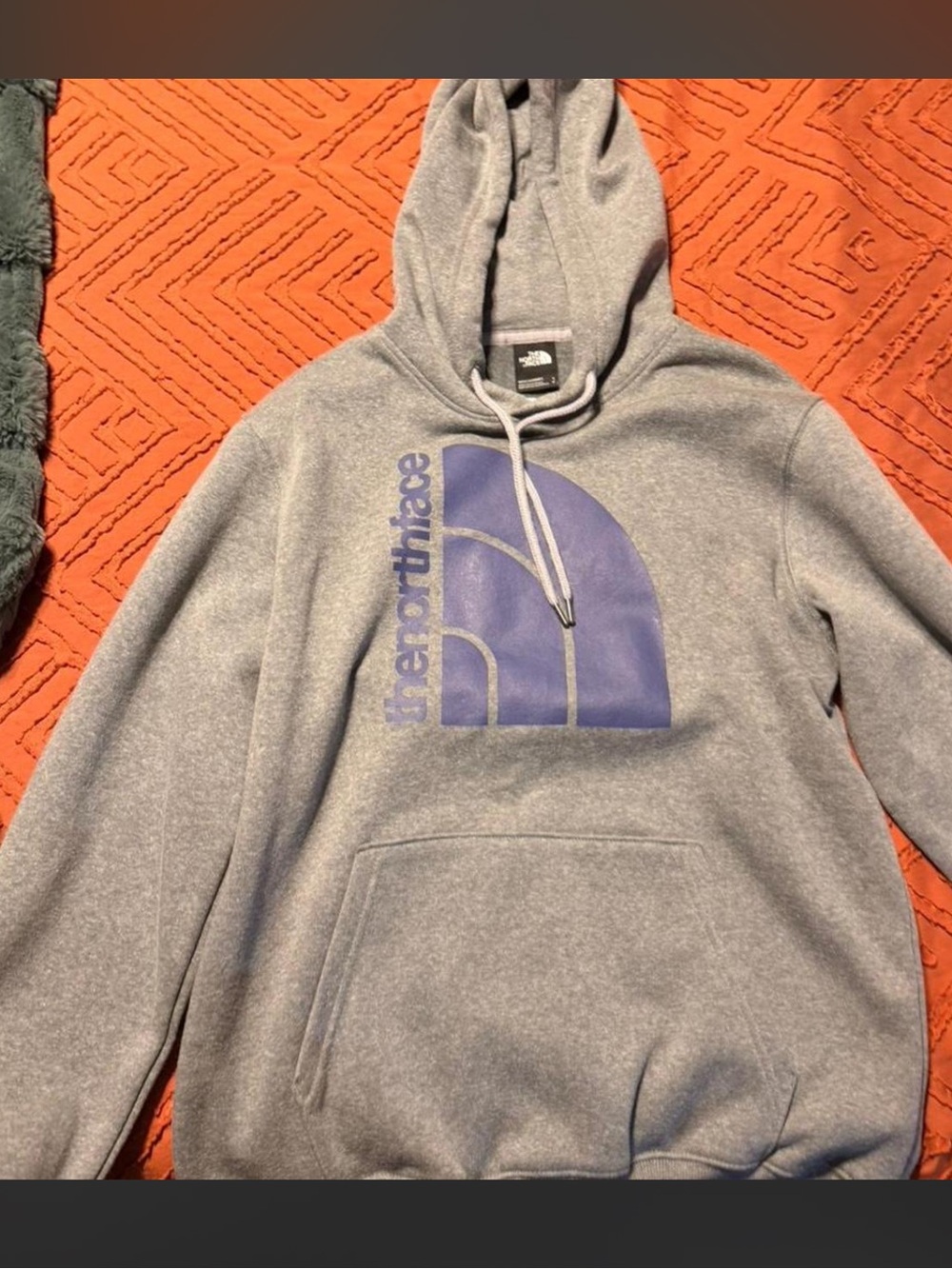 The North Face Men's Gray sweatshirt-fits like a woman medium